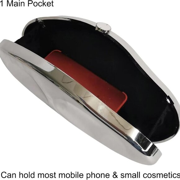 Elegant Multi-Color Removable Chain Shoulder Bag - Ideal for Weddings & Parties - Picture 2 of 6